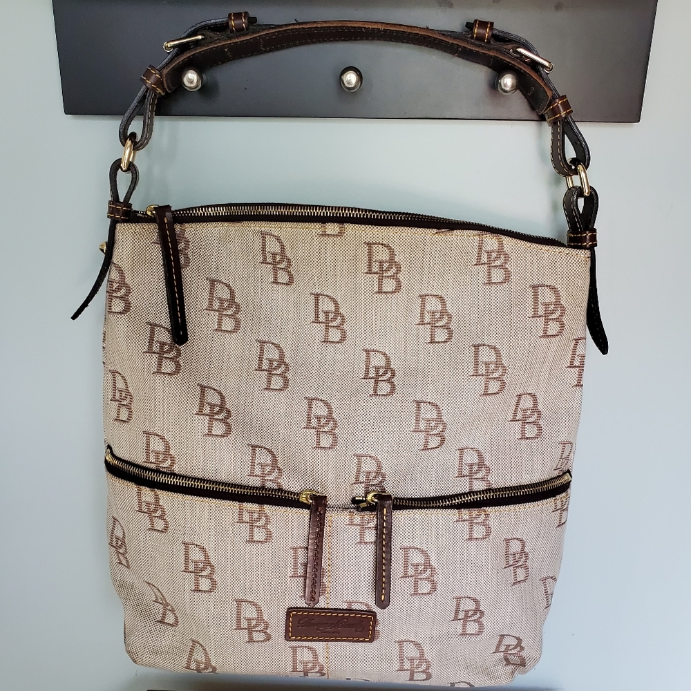 Dooney and Bourke Monogram Hobo